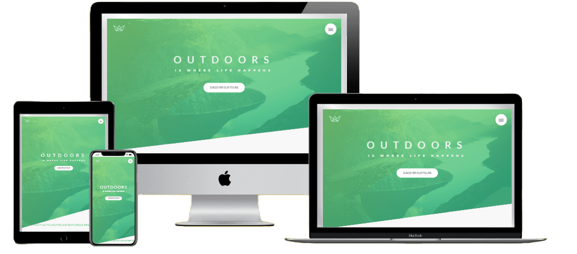 tourism website screenshot