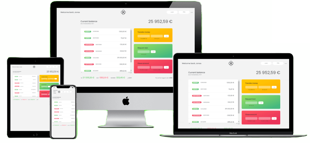 bankist  site screenshot