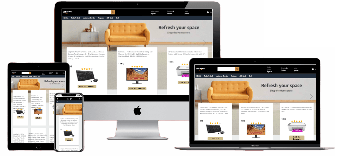 Amazon Clone screenshot